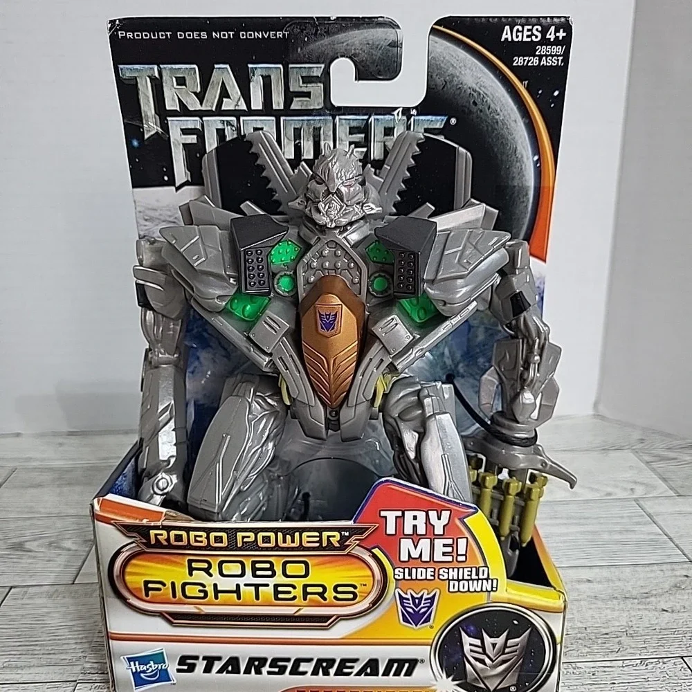 Trans Formers‎ Dark Of The Moon Starscream NEW Robo Fighters Robo Power
